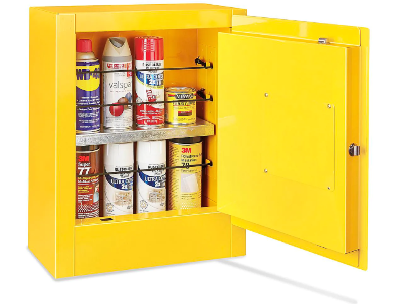 Small flammable storage cabinets